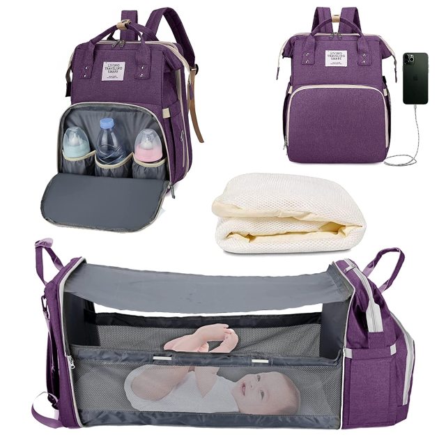 Portable Baby Bed Backpack Combo